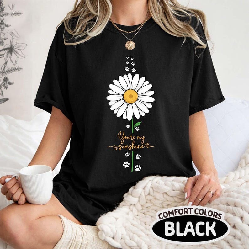 Comfort Colors You're My Sunshine Paw Shirt