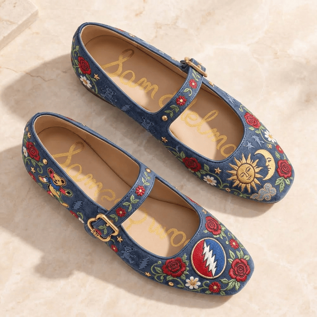 PREMIUM GRFD Mary Jane flats BMD