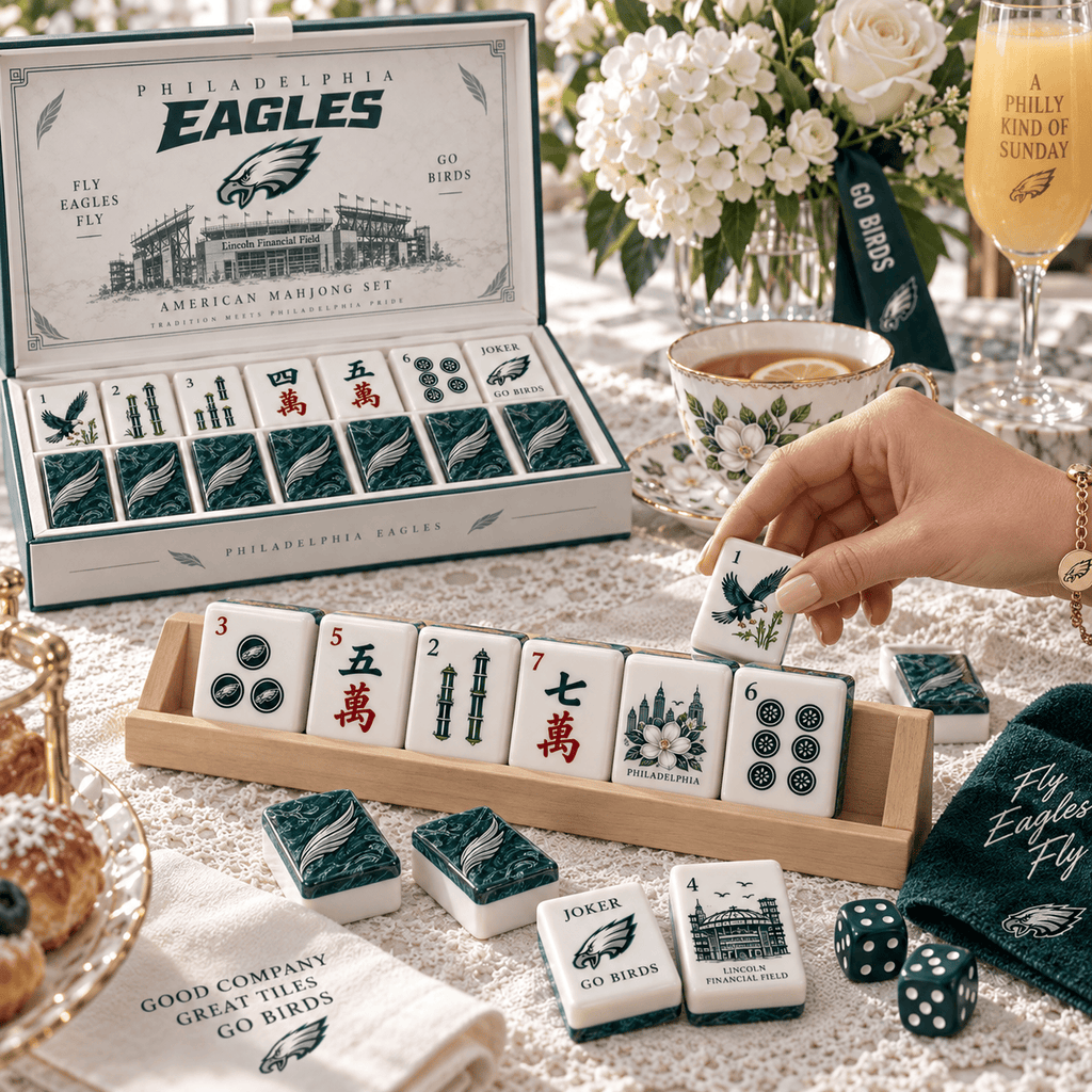 Premium PLDE Mahjong Tiles Set TNSM