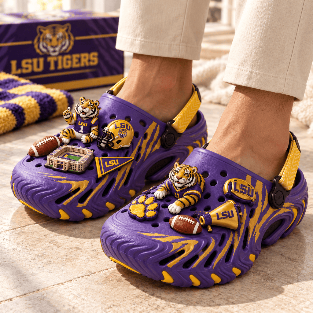 LSU Premium Echo Clogs PTKL