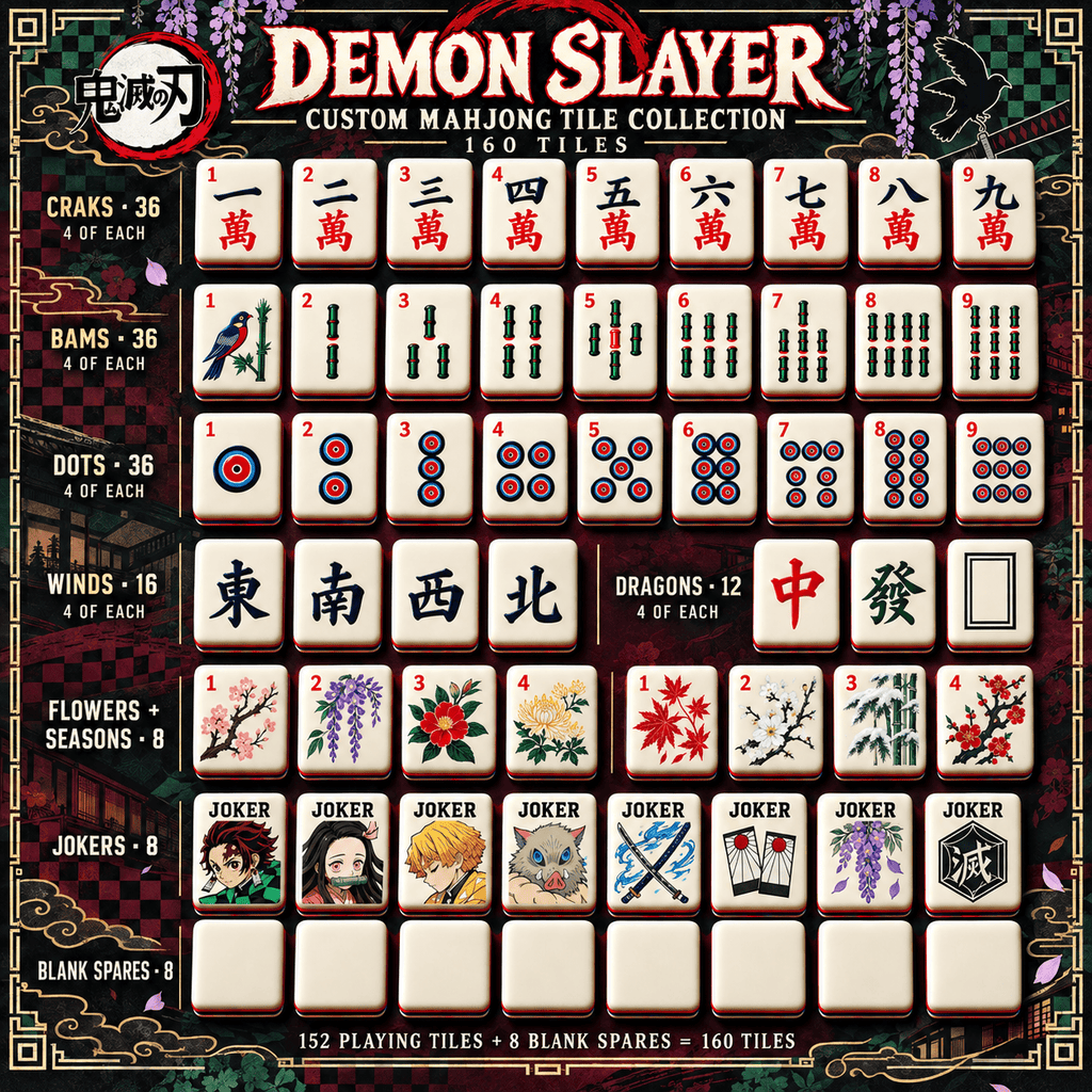 DMS Premium Mahjong Set – Game Night Edition PNPA
