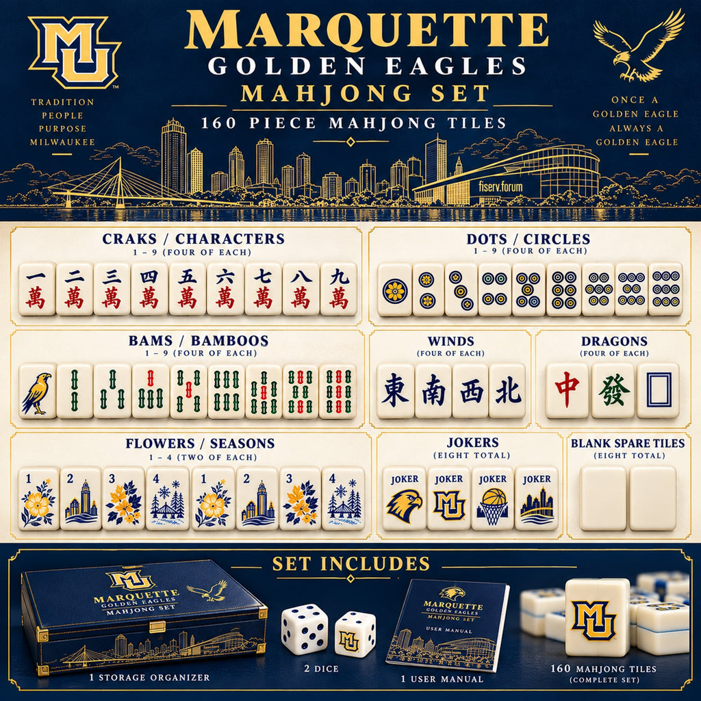 Premium MGR Mahjong Tiles Set TNSM