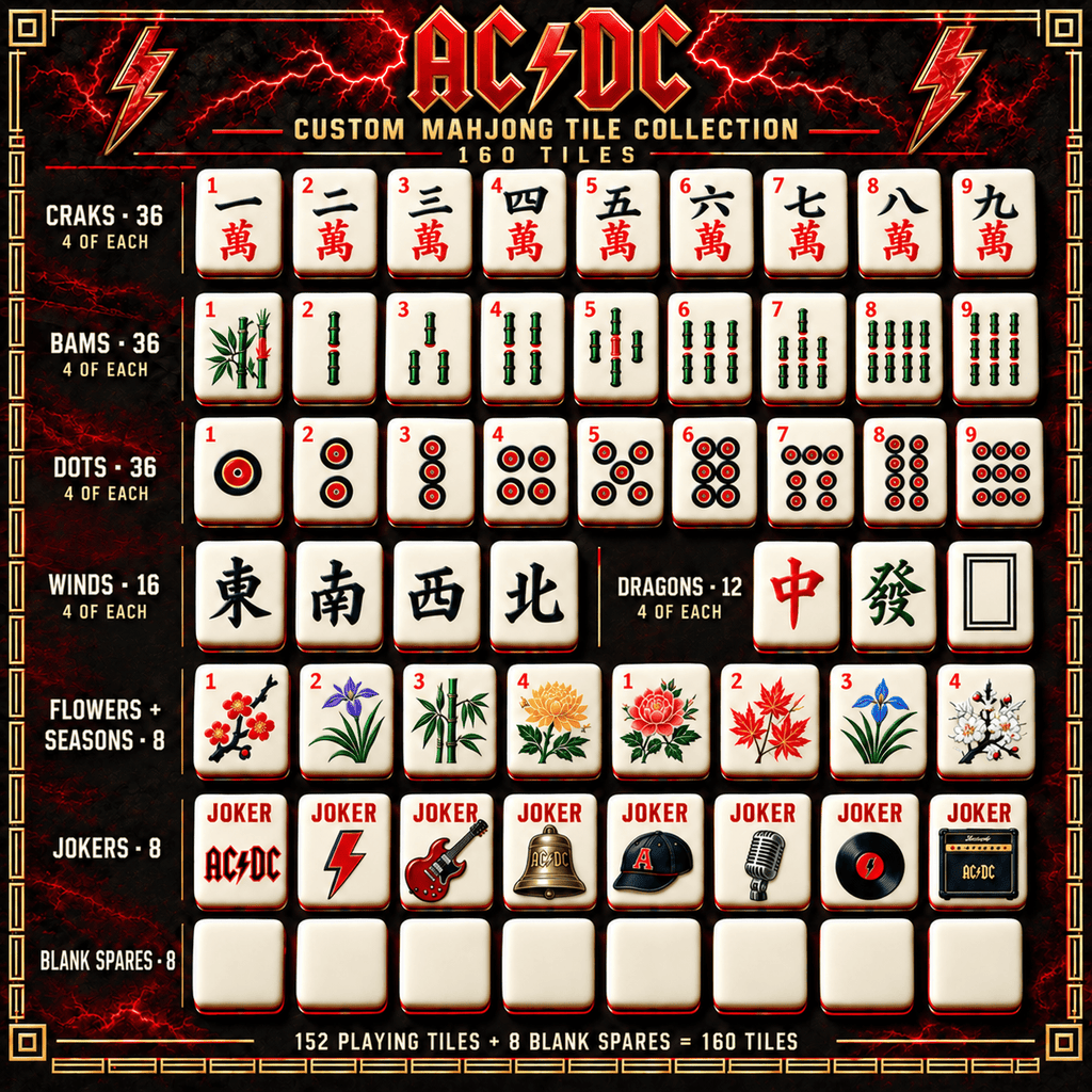 ACDC Premium Mahjong Set – Game Night Edition PNPA