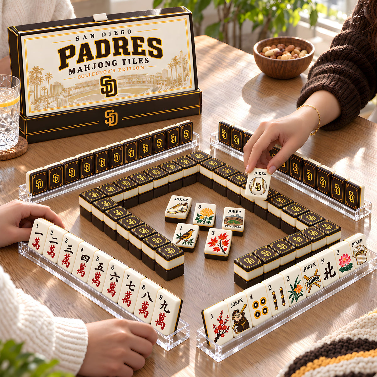 Premium SDP Mahjong Tiles Set PVNA