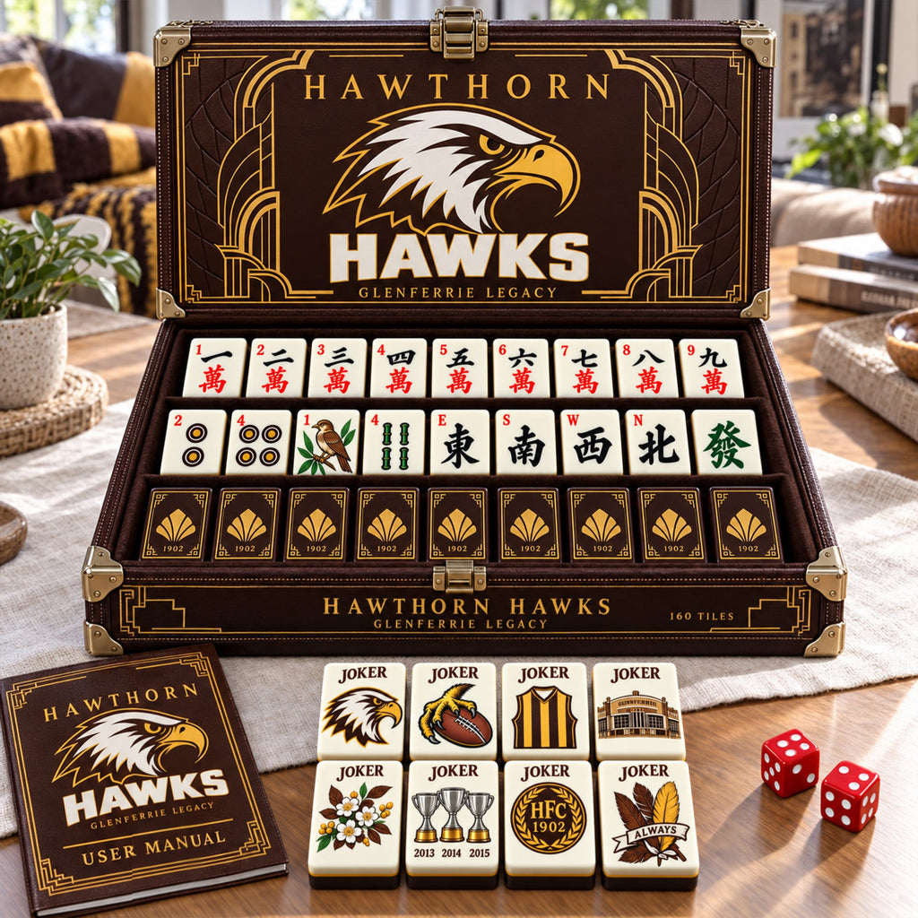 Premium HTH Mahjong Tiles Set PVNA