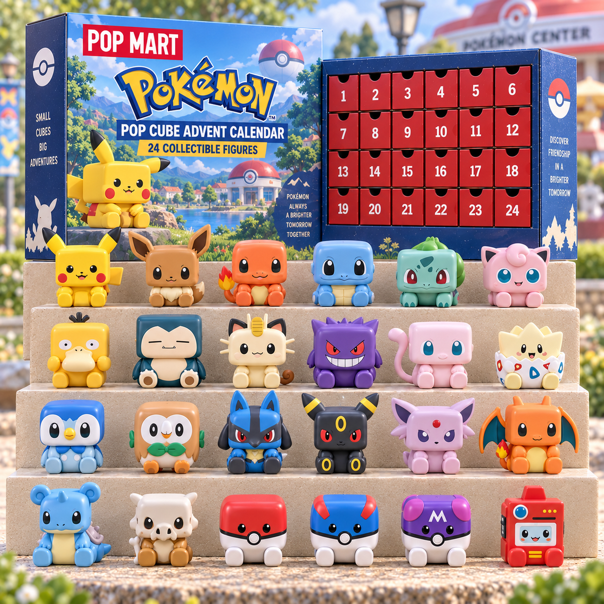 PKM Premium Pop Cube Advent Calendar Set TTNL