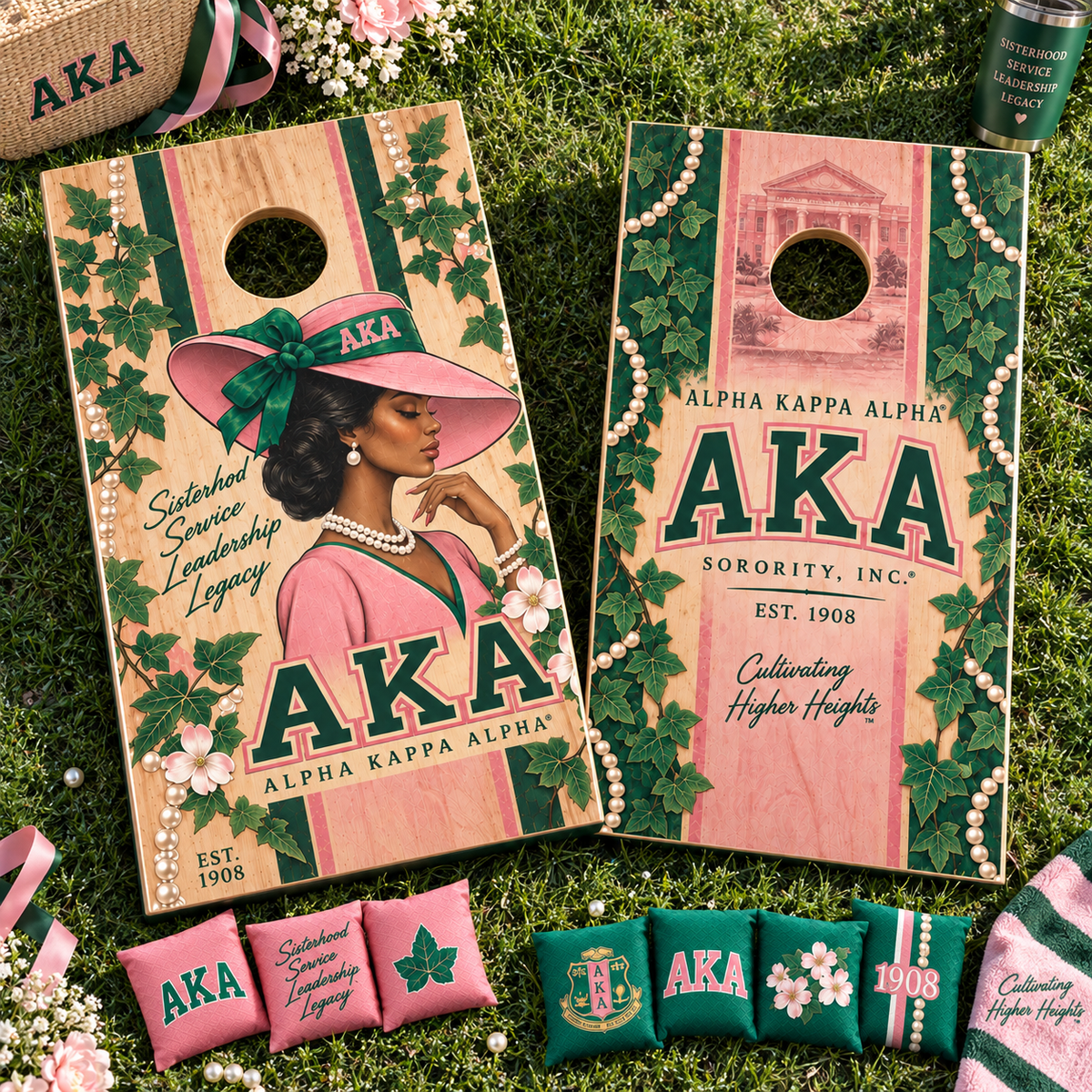 AKA Premium Cornhole Game Set NTNA