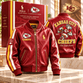 KCC PREMIUM LEATHER BOMBER JACKET NTNA