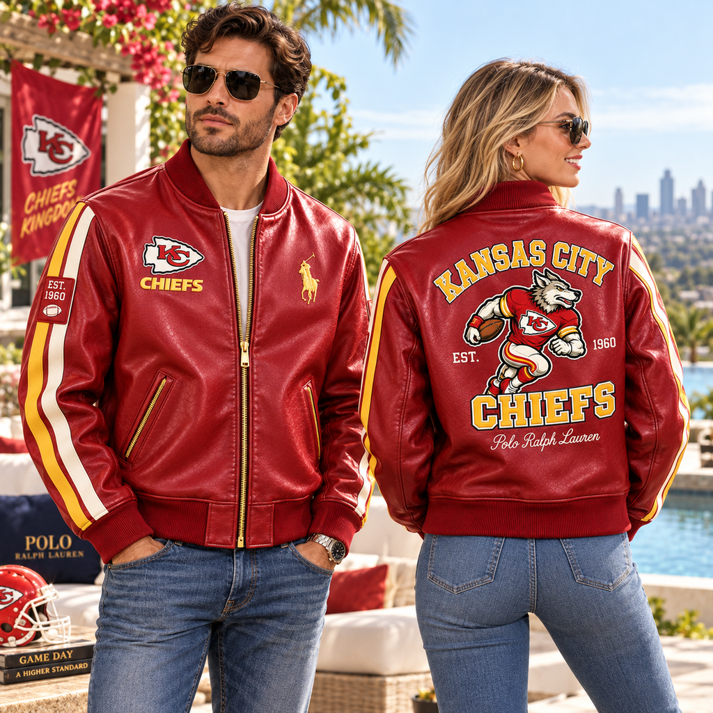 KCC PREMIUM LEATHER BOMBER JACKET NTNA