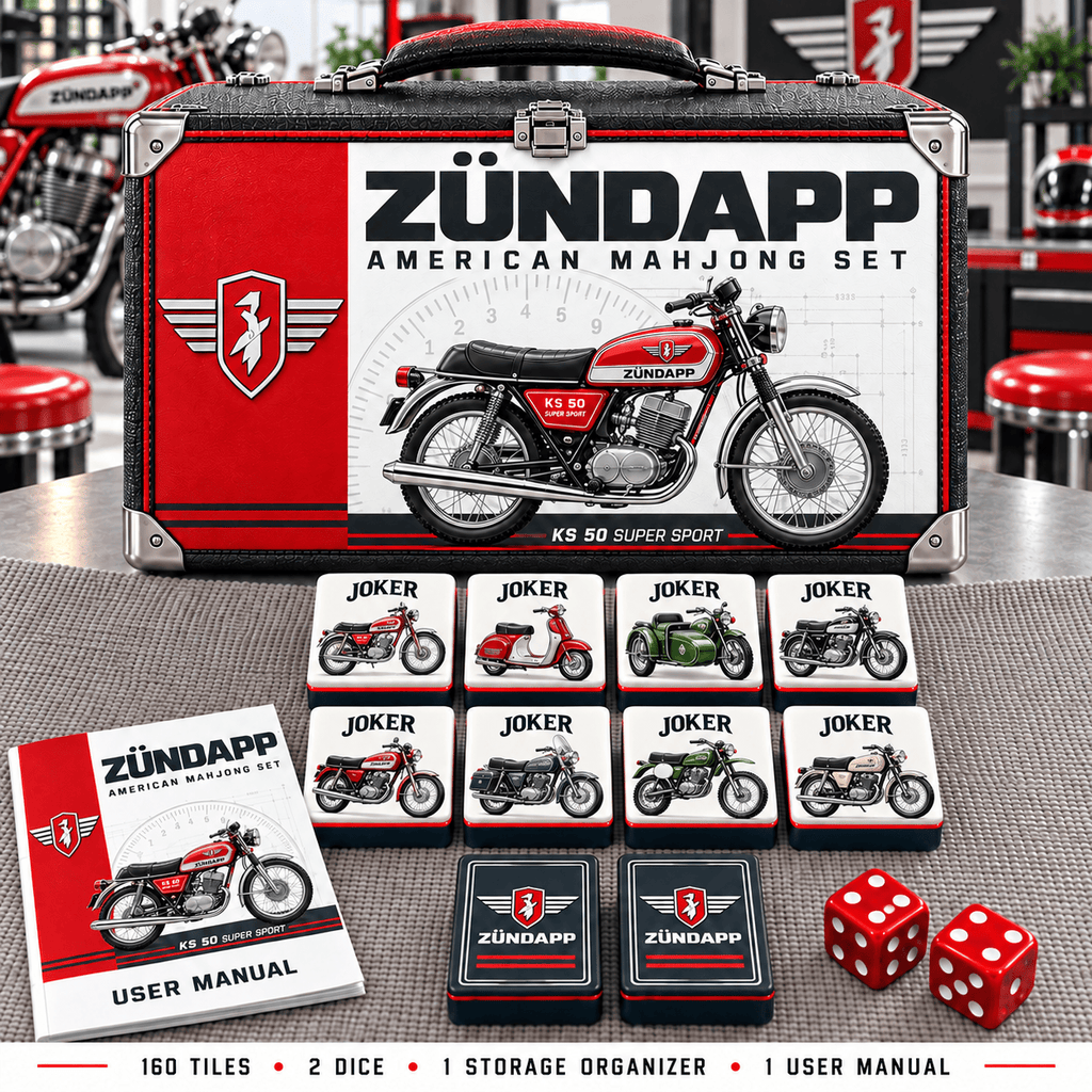 Premium ZUD Mahjong Tiles Set PVNA