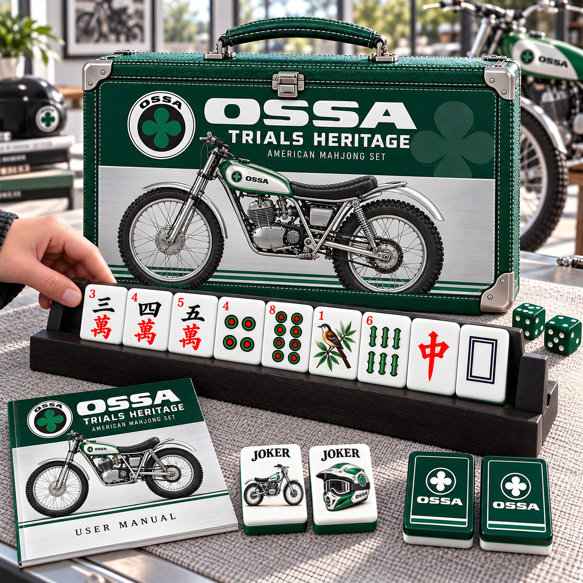 Premium OSS Mahjong Tiles Set PVNA